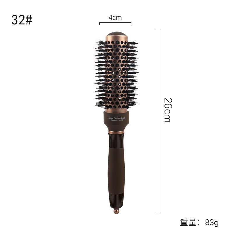 Pig Mane Hot Selling Roll Comb Round Comb Ceramic Roll Comb Four Series Roll Comb Large Pack Aluminum Tube Roll Comb Air Comb