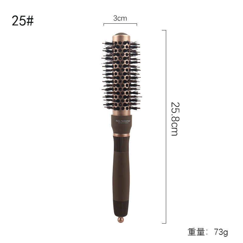 Pig Mane Hot Selling Roll Comb Round Comb Ceramic Roll Comb Four Series Roll Comb Large Pack Aluminum Tube Roll Comb Air Comb