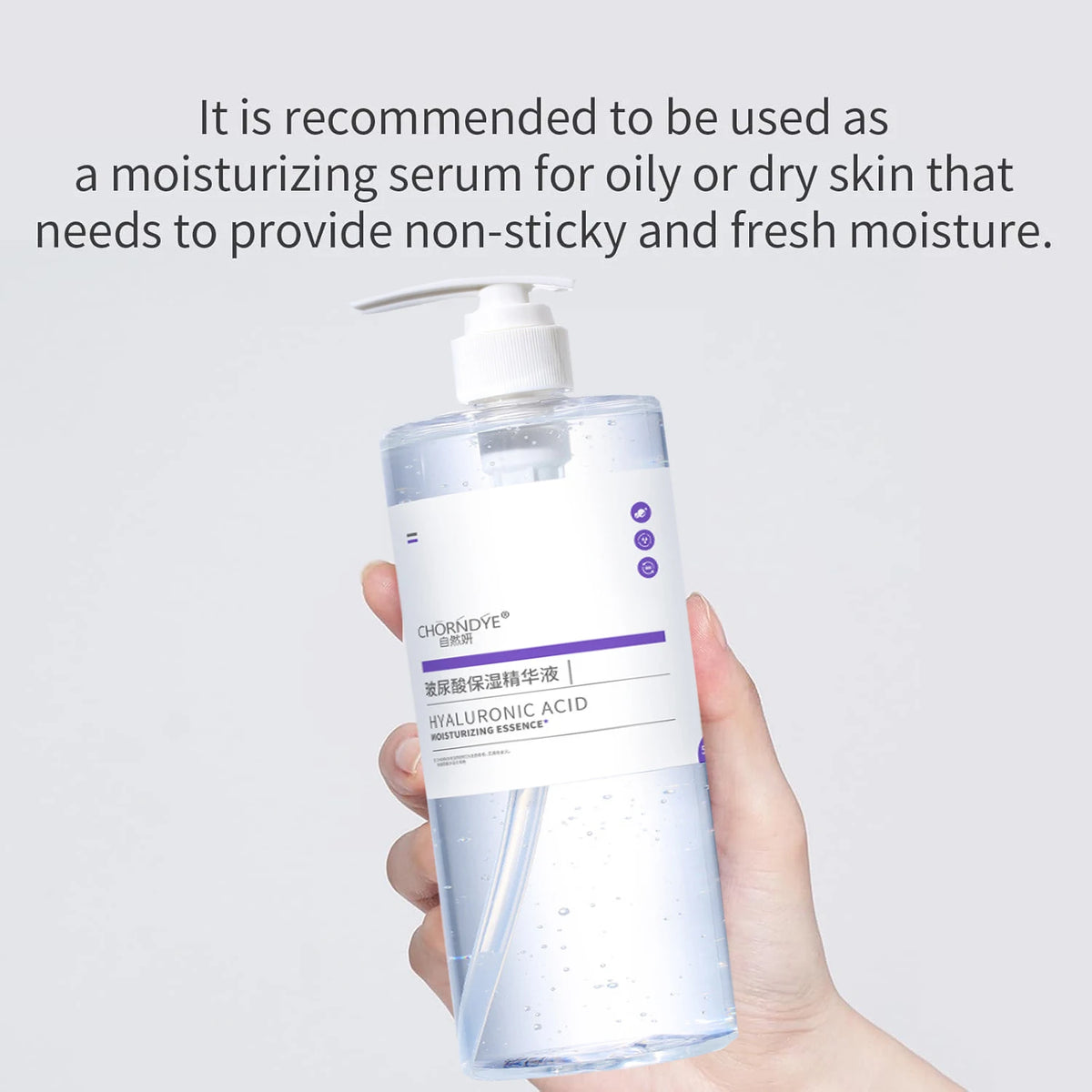 500ml Hyaluronic Acid Deep Hydration Cooling for Face,Hydration Booster,Refreshing Lightweight Texture Korean Glass Skin Care
